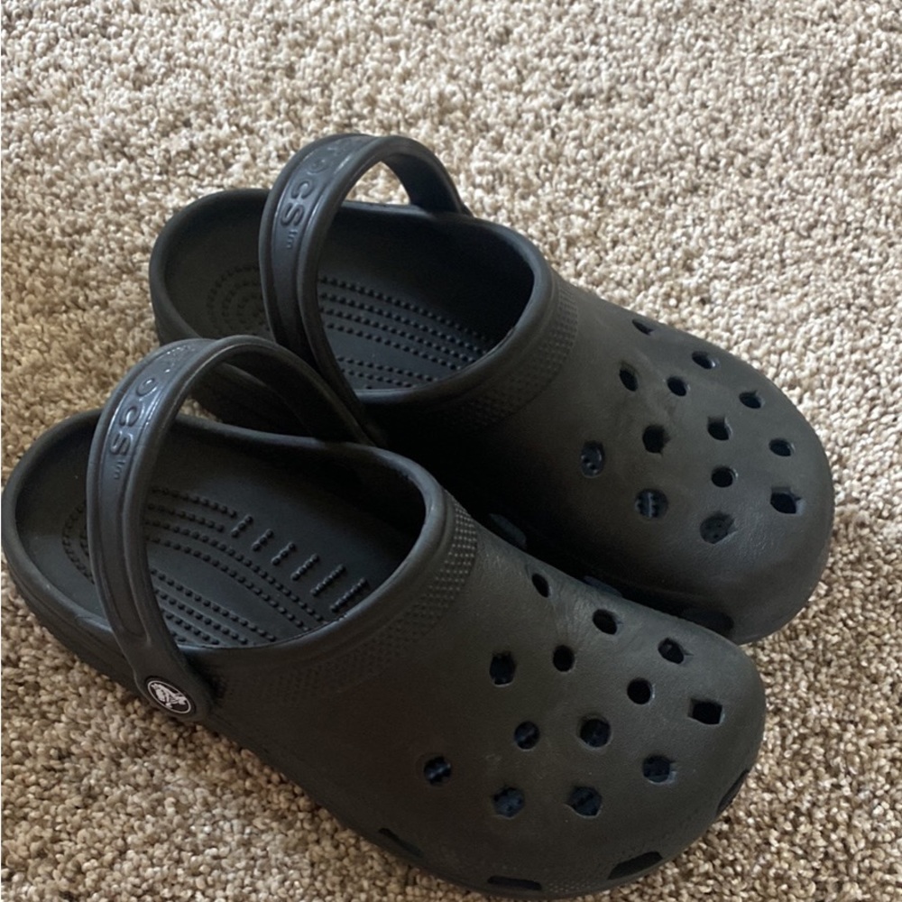 Black youth  crocs